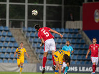 Players are in action during the UEFA Nations League 2024 - League phase - Matchday 2 match between Andorra and Malta at Estadi Nacional d'A...