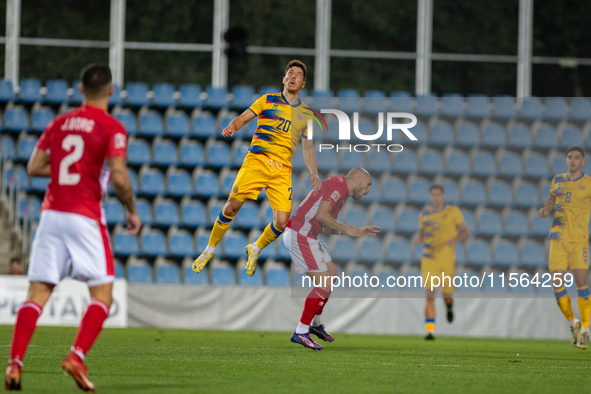 Players are in action during the UEFA Nations League 2024 - League phase - Matchday 2 match between Andorra and Malta at Estadi Nacional d'A...