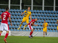 Players are in action during the UEFA Nations League 2024 - League phase - Matchday 2 match between Andorra and Malta at Estadi Nacional d'A...