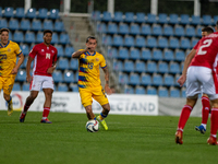 Jesus Rubio of Andorra is in action during the UEFA Nations League 2024 - League phase - Matchday 2 match between Andorra and Malta at Estad...