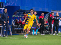 Joan Cervos of Andorra is in action during the UEFA Nations League 2024 - League phase - Matchday 2 match between Andorra and Malta at Estad...