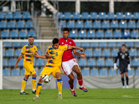 Eric Vales of Andorra is in action during the UEFA Nations League 2024 - League phase - Matchday 2 match between Andorra and Malta at Estadi...