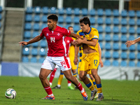 Kyrian Nwoko of Malta is in action during the UEFA Nations League 2024 - League phase - Matchday 2 match between Andorra and Malta at Estadi...