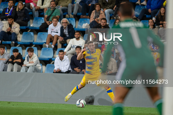 Joao Teixeira of Andorra is in action during the UEFA Nations League 2024 - League phase - Matchday 2 match between Andorra and Malta at Est...