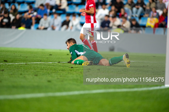 Henry Bonello of Malta is in action during the UEFA Nations League 2024 - League phase - Matchday 2 match between Andorra and Malta at Estad...