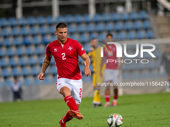 Jean Borg of Malta is in action during the UEFA Nations League 2024 - League phase - Matchday 2 match between Andorra and Malta at Estadi Na...