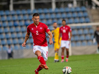 Jean Borg of Malta is in action during the UEFA Nations League 2024 - League phase - Matchday 2 match between Andorra and Malta at Estadi Na...