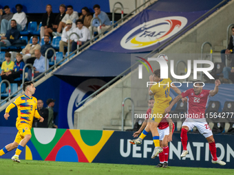 Players are in action during the UEFA Nations League 2024 - League phase - Matchday 2 match between Andorra and Malta at Estadi Nacional d'A...