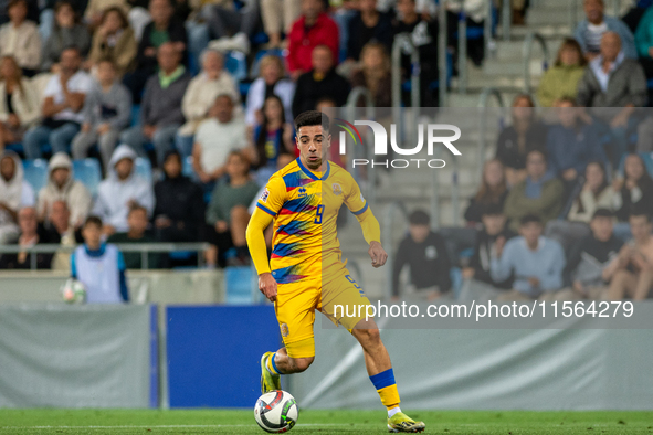 Ricard Fernandez of Andorra is in action during the UEFA Nations League 2024 - League phase - Matchday 2 match between Andorra and Malta at...