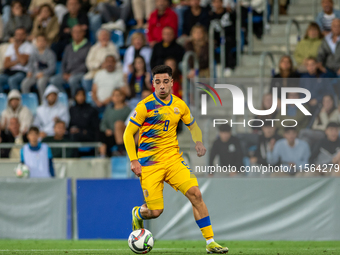 Ricard Fernandez of Andorra is in action during the UEFA Nations League 2024 - League phase - Matchday 2 match between Andorra and Malta at...