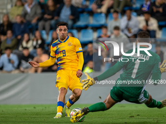 Ricard Fernandez of Andorra is in action during the UEFA Nations League 2024 - League phase - Matchday 2 match between Andorra and Malta at...