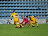 Players are in action during the UEFA Nations League 2024 - League phase - Matchday 2 match between Andorra and Malta at Estadi Nacional d'A...