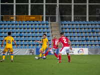 Players are in action during the UEFA Nations League 2024 - League phase - Matchday 2 match between Andorra and Malta at Estadi Nacional d'A...