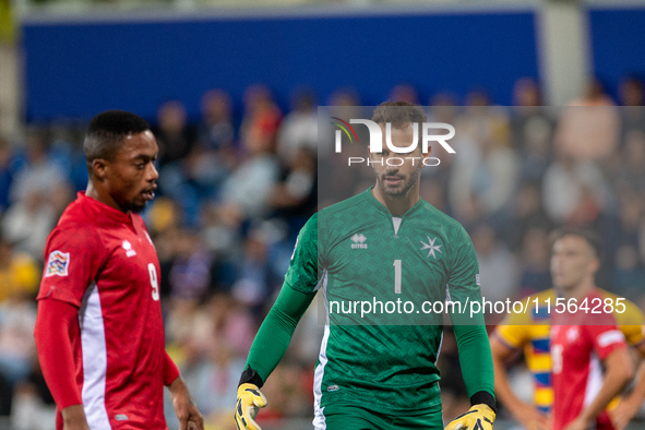 Henry Bonello of Malta is in action during the UEFA Nations League 2024 - League phase - Matchday 2 match between Andorra and Malta at Estad...