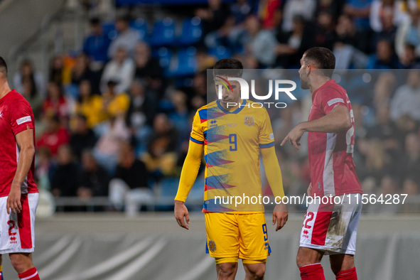 Ricard Fernandez of Andorra is in action during the UEFA Nations League 2024 - League phase - Matchday 2 match between Andorra and Malta at...