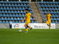 Jordi Alaez of Andorra is in action during the UEFA Nations League 2024 - League phase - Matchday 2 match between Andorra and Malta at Estad...