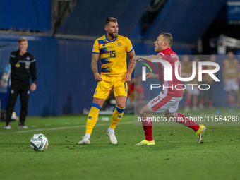 Moises San Nicolas of Andorra is in action during the UEFA Nations League 2024 - League phase - Matchday 2 match between Andorra and Malta a...