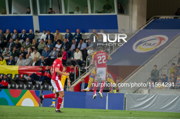 Players are in action during the UEFA Nations League 2024 - League phase - Matchday 2 match between Andorra and Malta at Estadi Nacional d'A...