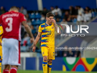 Joao Teixeira of Andorra is in action during the UEFA Nations League 2024 - League phase - Matchday 2 match between Andorra and Malta at Est...