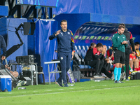 Koldo Alvarez, coach of Andorra, looks on during the UEFA Nations League 2024 - League phase - Matchday 2 match between Andorra and Malta at...