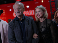 Naomi Watts (R) and Bill Murray (L) attend the premiere of 'The Friend' during the 2024 Toronto International Film Festival at Roy Thomson H...