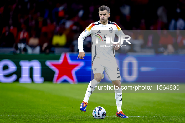 Germany midfielder Pascal Gross plays during the match between the Netherlands and Germany at the Johan Cruijff ArenA for the UEFA Nations L...