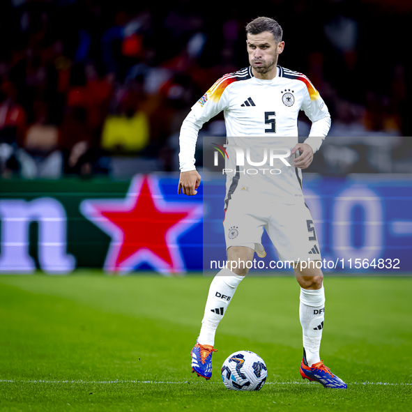 Germany midfielder Pascal Gross plays during the match between the Netherlands and Germany at the Johan Cruijff ArenA for the UEFA Nations L...