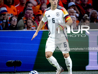 Germany midfielder Joshua Kimmich plays during the match between the Netherlands and Germany at the Johan Cruijff ArenA for the UEFA Nations...