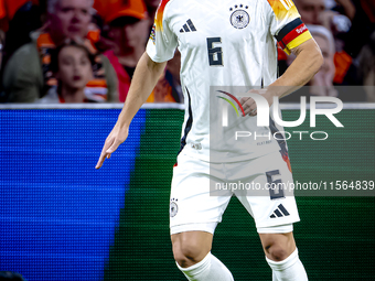 Germany midfielder Joshua Kimmich plays during the match between the Netherlands and Germany at the Johan Cruijff ArenA for the UEFA Nations...