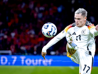 Germany midfielder Florian Wirtz plays during the match between the Netherlands and Germany at the Johan Cruijff ArenA for the UEFA Nations...