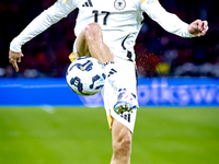 Germany midfielder Florian Wirtz plays during the match between the Netherlands and Germany at the Johan Cruijff ArenA for the UEFA Nations...