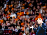 Netherlands trainer Ronald Koeman is present during the match between the Netherlands and Germany at the Johan Cruijff ArenA for the UEFA Na...