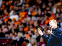 Netherlands trainer Ronald Koeman is present during the match between the Netherlands and Germany at the Johan Cruijff ArenA for the UEFA Na...