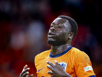 Netherlands forward Brian Brobbey plays during the match between the Netherlands and Germany at the Johan Cruijff ArenA for the UEFA Nations...