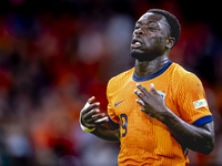 Netherlands forward Brian Brobbey plays during the match between the Netherlands and Germany at the Johan Cruijff ArenA for the UEFA Nations...