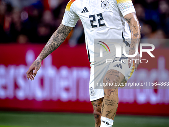 Germany defender David Raum during the match between the Netherlands and Germany at the Johan Cruijff ArenA for the UEFA Nations League, Lea...