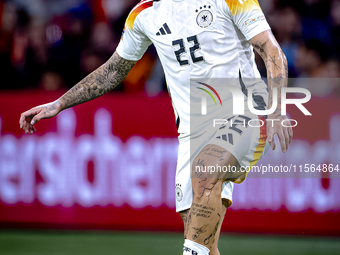 Germany defender David Raum during the match between the Netherlands and Germany at the Johan Cruijff ArenA for the UEFA Nations League, Lea...