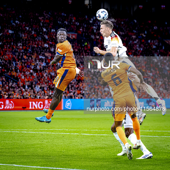 During the match between the Netherlands and Germany at the Johan Cruijff ArenA for the UEFA Nations League, League A, Group A3, Matchday 2...