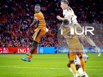 During the match between the Netherlands and Germany at the Johan Cruijff ArenA for the UEFA Nations League, League A, Group A3, Matchday 2...