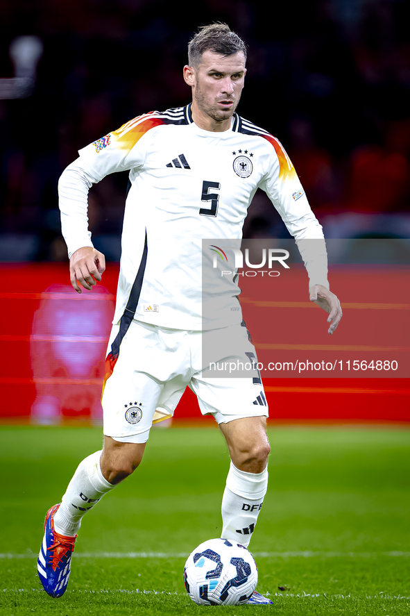 Germany midfielder Pascal Gross plays during the match between the Netherlands and Germany at the Johan Cruijff ArenA for the UEFA Nations L...