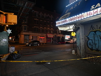 A 35-year-old man identified as Juan Lluverez is wounded multiple times and killed in a shooting in Bronx, New York, United States, on Septe...