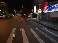 A 35-year-old man identified as Juan Lluverez is wounded multiple times and killed in a shooting in Bronx, New York, United States, on Septe...