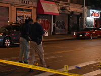 A 35-year-old man identified as Juan Lluverez is wounded multiple times and killed in a shooting in Bronx, New York, United States, on Septe...