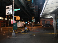 A 35-year-old man identified as Juan Lluverez is wounded multiple times and killed in a shooting in Bronx, New York, United States, on Septe...