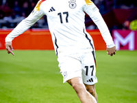 Germany midfielder Florian Wirtz plays during the match between the Netherlands and Germany at the Johan Cruijff ArenA for the UEFA Nations...