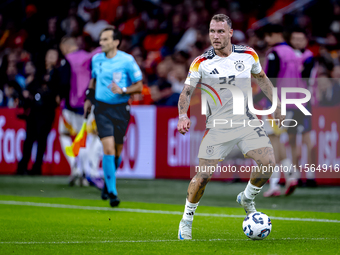 Germany defender David Raum during the match between the Netherlands and Germany at the Johan Cruijff ArenA for the UEFA Nations League, Lea...