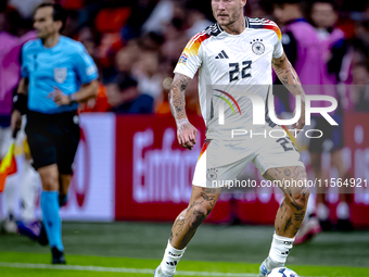 Germany defender David Raum during the match between the Netherlands and Germany at the Johan Cruijff ArenA for the UEFA Nations League, Lea...