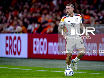 Germany defender David Raum during the match between the Netherlands and Germany at the Johan Cruijff ArenA for the UEFA Nations League, Lea...