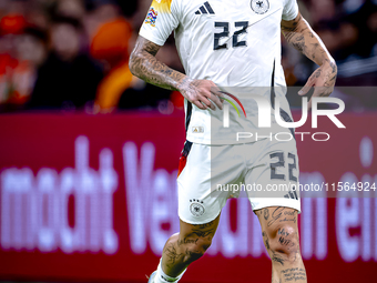 Germany defender David Raum during the match between the Netherlands and Germany at the Johan Cruijff ArenA for the UEFA Nations League, Lea...