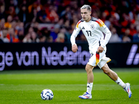 Germany midfielder Florian Wirtz plays during the match between the Netherlands and Germany at the Johan Cruijff ArenA for the UEFA Nations...